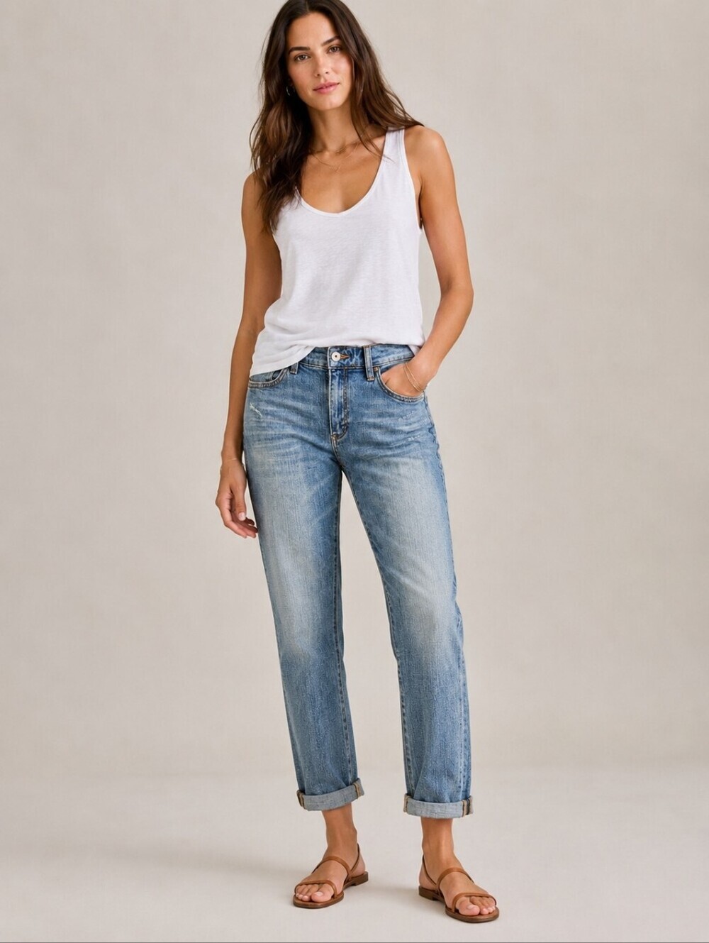 ❤️ ANTHROPOLOGIE PILCRO SLIM BOYFRIEND JEANS, MID-RISE, 2 (26)